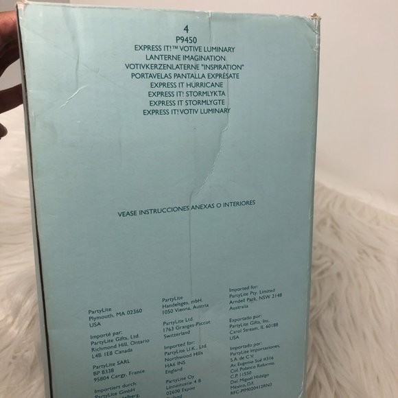 PartyLite-Express-It-Votive-Luminary-Lantern-P9450-New-in-box-Retired - Picture 6 of 6